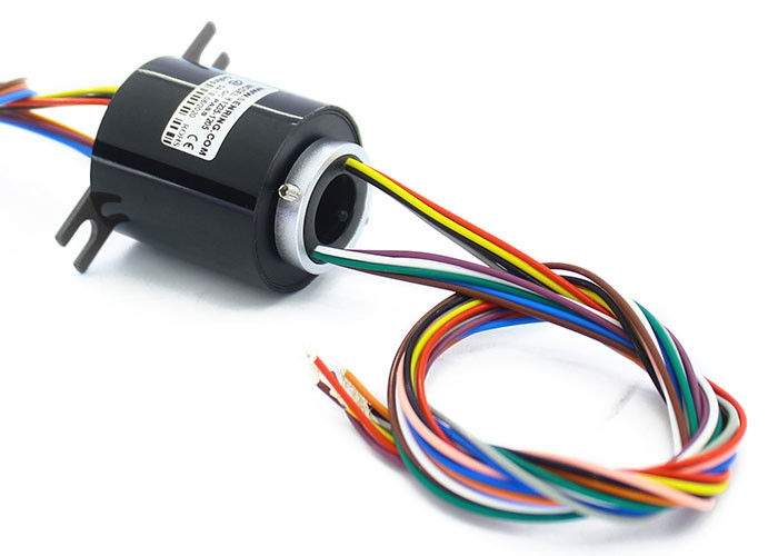 1000RPM Mini Hole Ingergal Precision Slip Ring Customized For More Circuits oder großer Strom