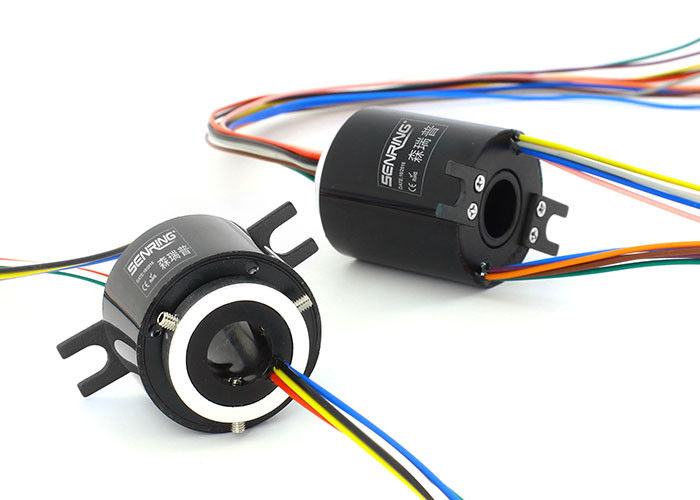 1000RPM Mini Hole Ingergal Precision Slip Ring Customized For More Circuits oder großer Strom