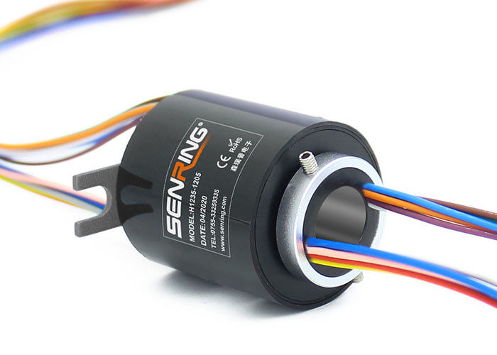 1000RPM Mini Hole Ingergal Precision Slip Ring Customized For More Circuits oder großer Strom