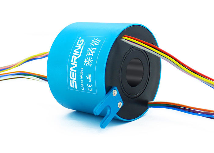 Durch gebohrten elektrischen Drehdurchführungs-Beleg Ring Rotating Connector 25.4mm 10A
