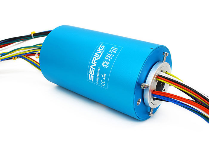 Durch gebohrten elektrischen Drehdurchführungs-Beleg Ring Rotating Connector 25.4mm 10A