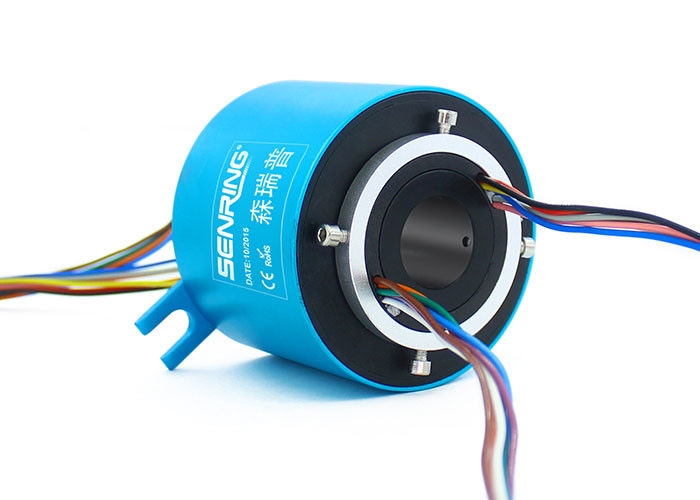 Durch gebohrten elektrischen Drehdurchführungs-Beleg Ring Rotating Connector 25.4mm 10A