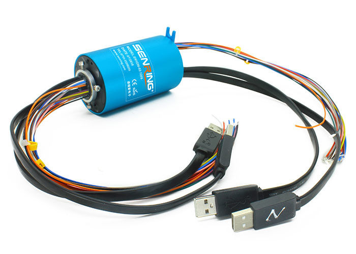 ODM USB2.0 Stromkreise des Signal-Vakuumniederspannungs-Schleifring-1~24