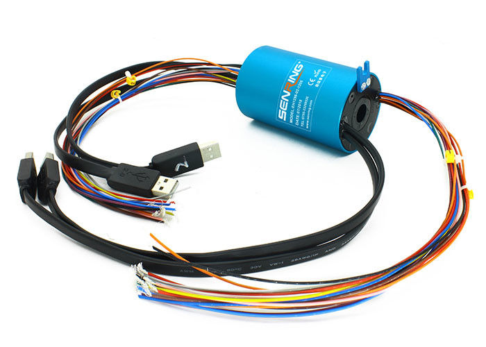 ODM USB2.0 Stromkreise des Signal-Vakuumniederspannungs-Schleifring-1~24