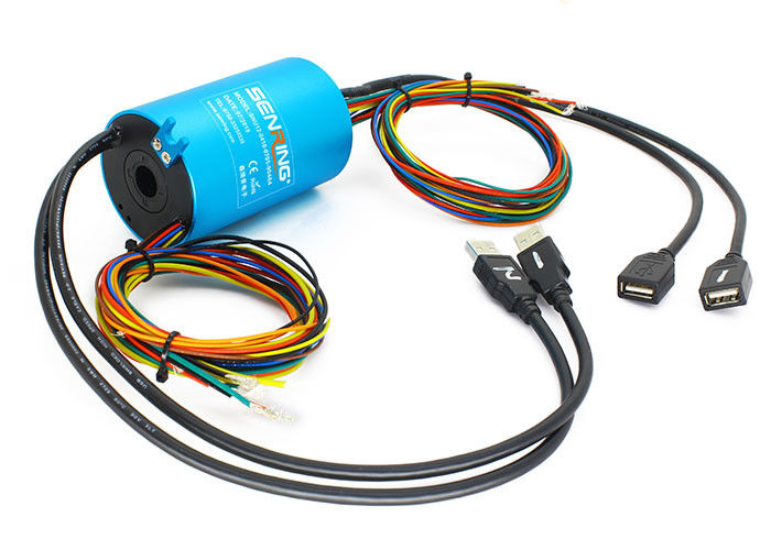 ODM USB2.0 Stromkreise des Signal-Vakuumniederspannungs-Schleifring-1~24
